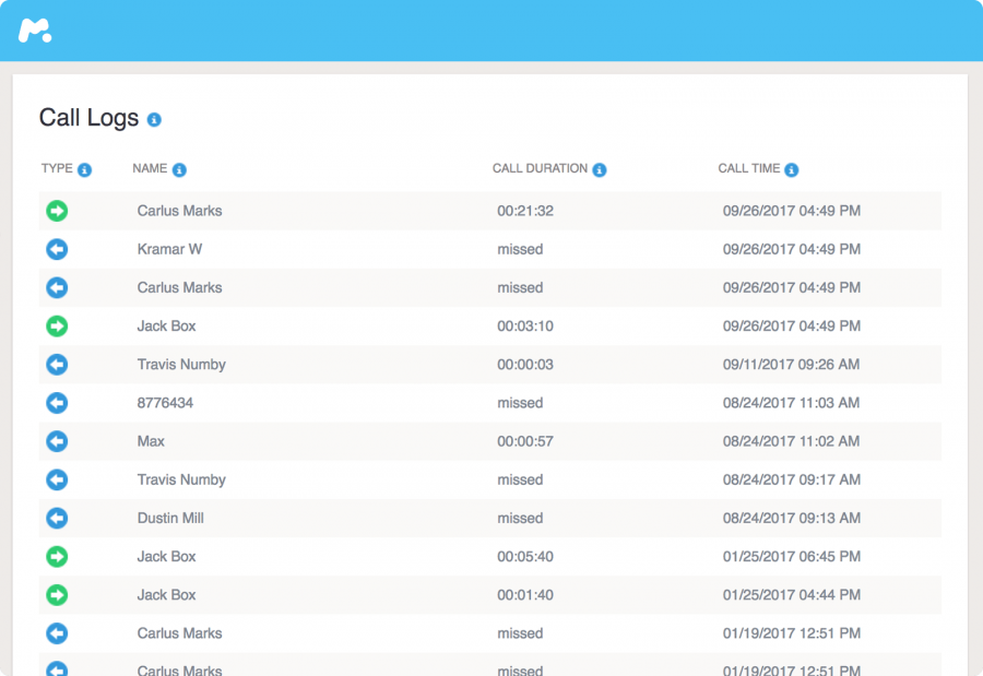 Sadap Panggilan Suara mSpy