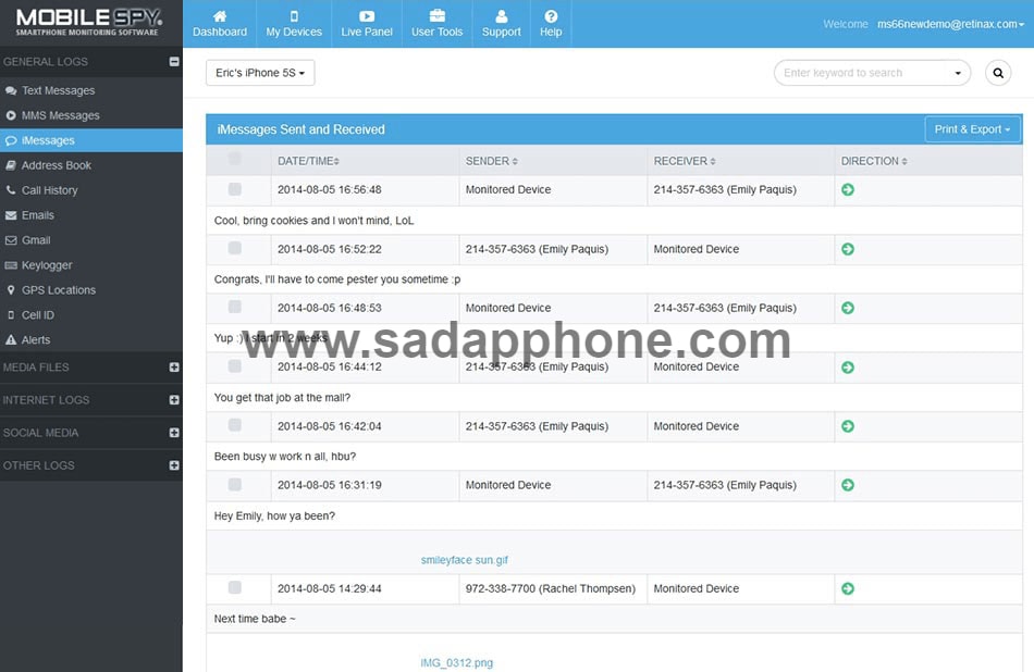 SADAP PESAN IMESSAGE
