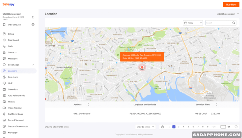 GPS Tracker - SafeSpy
