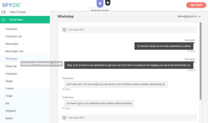 Sadap WA tanpa secara jarak jauh — Spyic