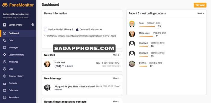 Aplikasi Sadap iPhone dan Android Gratis — Fonemonitor